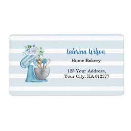 Home Bakery Blue Mixer Shipping  Etiket