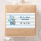 Home Bakery Blue Mixer Verzending Etiket (Insitu)