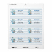Home Bakery Blue Mixer Verzending  Etiket (Full Sheet)