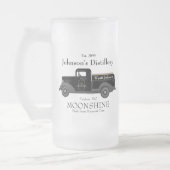 Home Bar Fun Moonshine Frosted Bierglas Mok (Links)