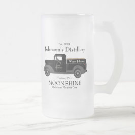 Home Bar Fun Moonshine Frosted Bierglas Mok