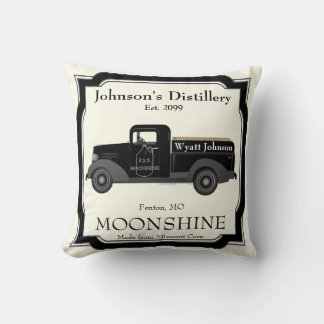 Home Bar Fun Moonshine Jug Truck Kussen