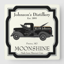 Home Bar Fun Moonshine Jug Truck