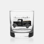 Home Bar Fun Moonshine Rocks Whiskey Glas (Voorkant)