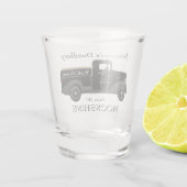 Home Bar Fun Moonshine Shot Glass Glas (Achterkant)