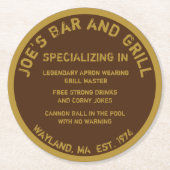 Home Bar Funny Onderzetter (Voorkant)