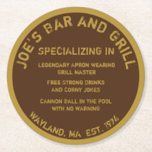 Home Bar Funny Onderzetter