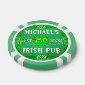  Home Bar: Groen Iers Eetcafé Poker Chips (Enkel)