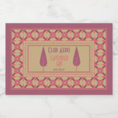 Home Bar Mini Liquor Flessenetiketten Promotie Likeurfles Etiket (Enkel label)