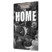 HOME (Barbells) - Workout Motivatie Klembord (Links)
