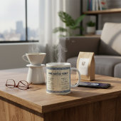 Home Barista Permit – Aanpasbare koffie Mok