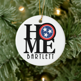 HOME Bartlett Tennessee Keramisch Ornament