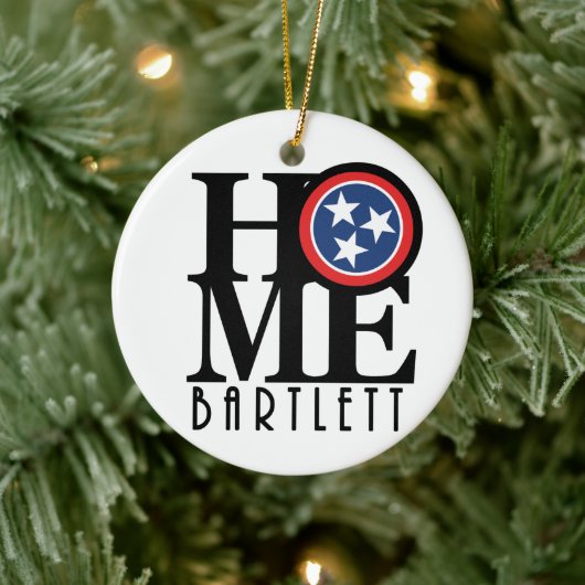 HOME Bartlett Tennessee Keramisch Ornament (Boom)