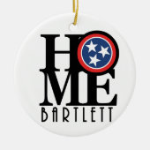 HOME Bartlett Tennessee Keramisch Ornament (Voorkant)