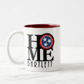 HOME Bartlett Tweekleurige Koffiemok (Links)