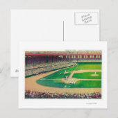 Home Base Bleachers Uitzicht Comiskey Park Briefkaart (Voorkant / Achterkant)