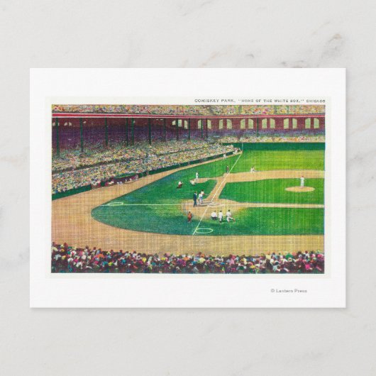 Home Base Bleachers Uitzicht Comiskey Park Briefkaart (Voorkant)