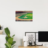 Home Base Bleachers Uitzicht Comiskey Park Poster (Thuiskantoor)