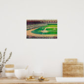 Home Base Bleachers Uitzicht Comiskey Park Poster (Keuken)