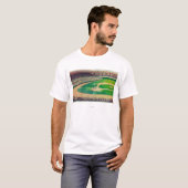 Home Base Bleachers Uitzicht Comiskey Park T-shirt (Voorkant volledig)
