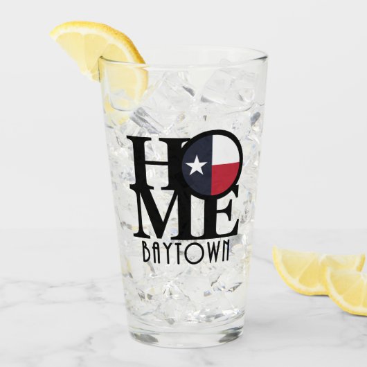 HOME Baytown Texas Glas (Voorkant ijs)