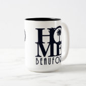 HOME Beaufort 15 oz Tweekleurige Koffiemok (Voorkant rechts)
