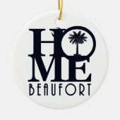 HOME Beaufort SC Keramisch Ornament (Voorkant)