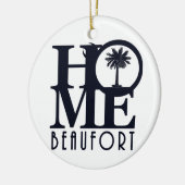 HOME Beaufort SC Keramisch Ornament (Links)