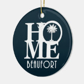 HOME Beaufort SC Keramisch Ornament (Links)