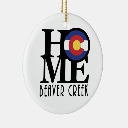 HOME Beaver Creek CO Keramisch Ornament (Rechts)