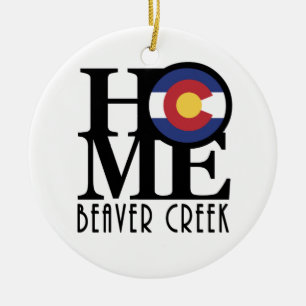 HOME Beaver Creek CO Keramisch Ornament