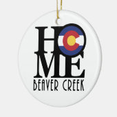 HOME Beaver Creek CO Keramisch Ornament (Links)