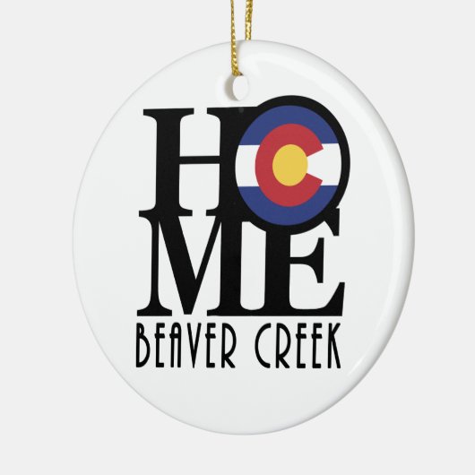 HOME Beaver Creek CO Keramisch Ornament (Links)