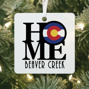 HOME Beaver Creek, Colorado Metalen Ornament