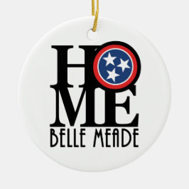 HOME Belle Meade Tennessee Keramisch Ornament