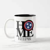 HOME Bellevue Tennessee 11oz Tweekleurige Koffiemok (Links)