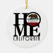 HOME Berkeley California Keramisch Ornament (Voorkant)