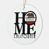 HOME Berkeley California Keramisch Ornament (Links)