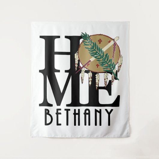 HOME Bethany Oklahoma Wandkleed (Voorkant)