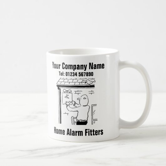 Home Beveiliging Installatie & Alarm Fitting Koffiemok (Rechts)