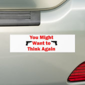Home Beveiliging Pistool Bumpersticker (Op auto)