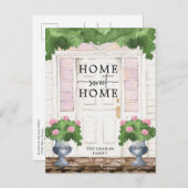 Home-beweging Aankondigingskaart (Voorkant / Achterkant)