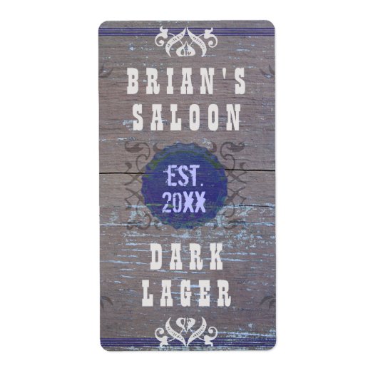 Home Bierbrouwer Biersalon Etiket (Voorkant)