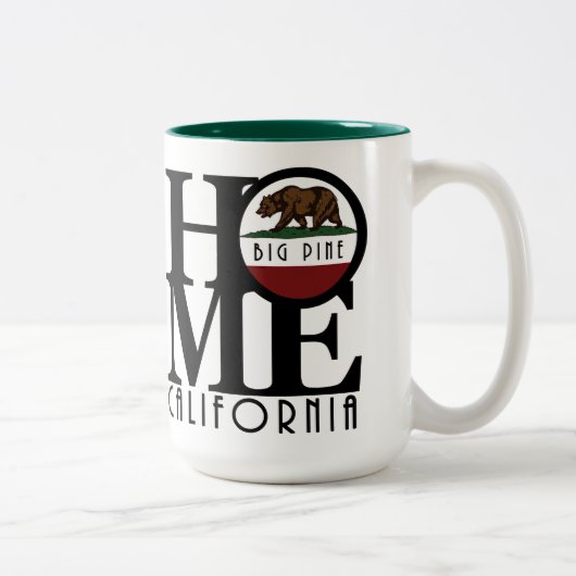 HOME Big Pine CA 15oz Tweekleurige Koffiemok (Rechts)