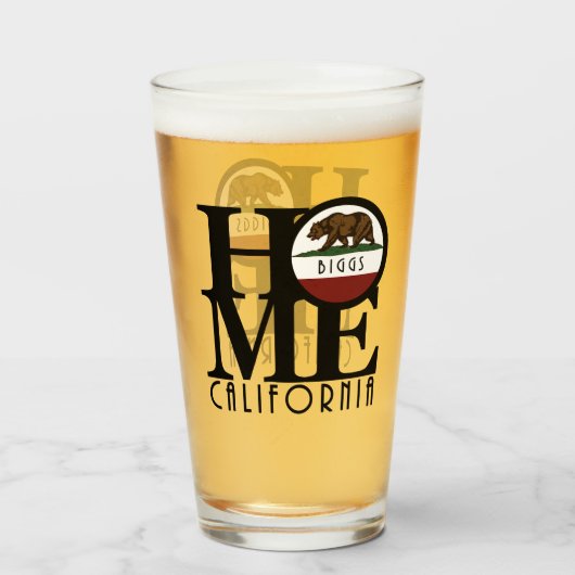 HOME Biggs California Glas (Voorkant gevuld)