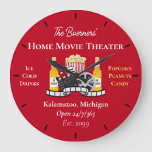 Home Bioscoop Popcorn Klapperboard Film