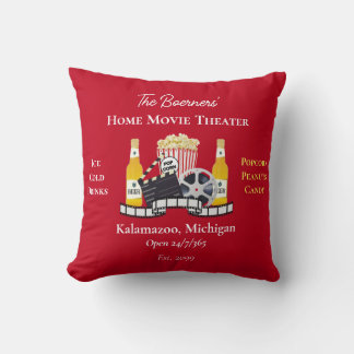 Home Bioscoop Popcorn Klapperboard Film Kussen