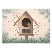 Home Birdie - Bosvogelhuis 5x7 Print
