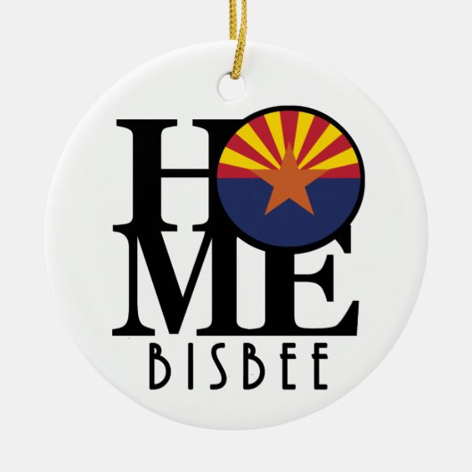 HOME Bisbee Arizona Keramisch Ornament (Voorkant)