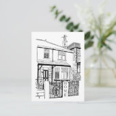 Home Black Ink Typografie Briefkaart (Staand voorkant)